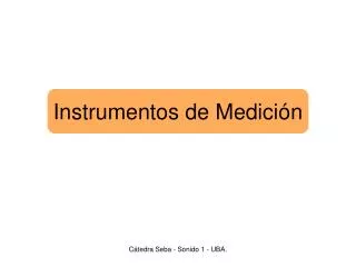 instrumentos de medici n