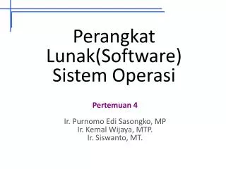 perangkat lunak software sistem operasi