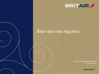 bilan des vols r guliers