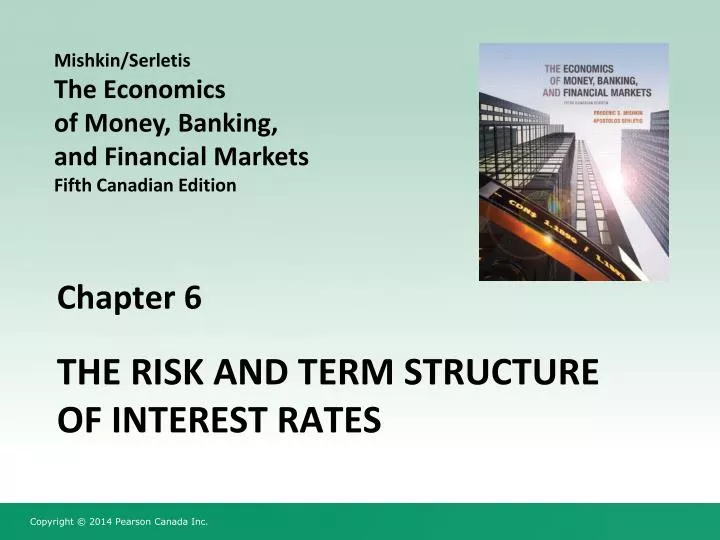 the risk and term structure of interest rates