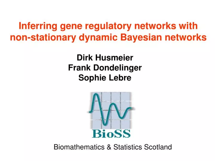 inferring gene regulatory networks with non stationary dynamic bayesian networks