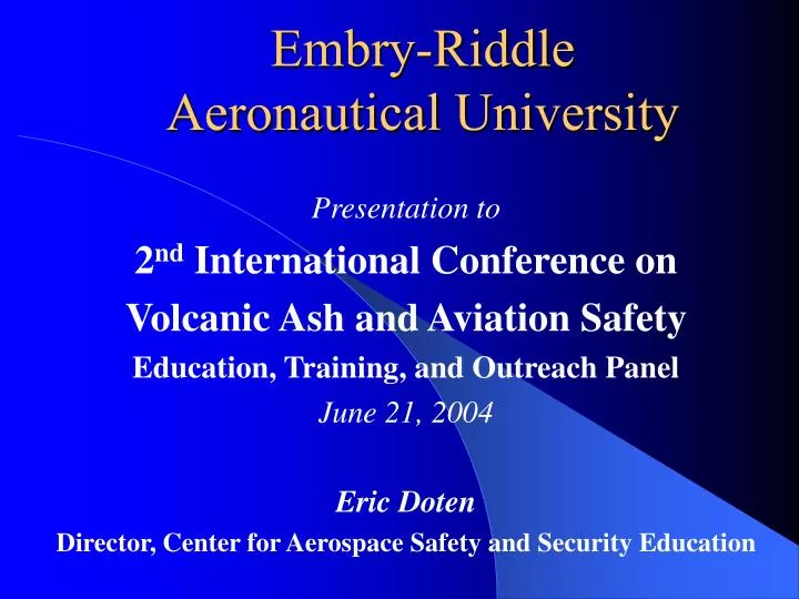 embry riddle aeronautical university