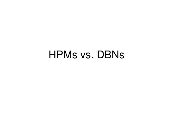 hpms vs dbns