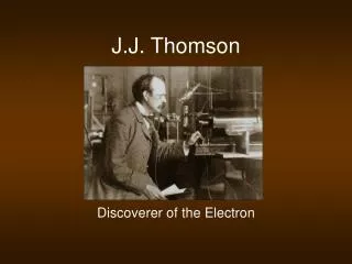 J.J. Thomson