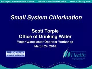 Small System Chlorination