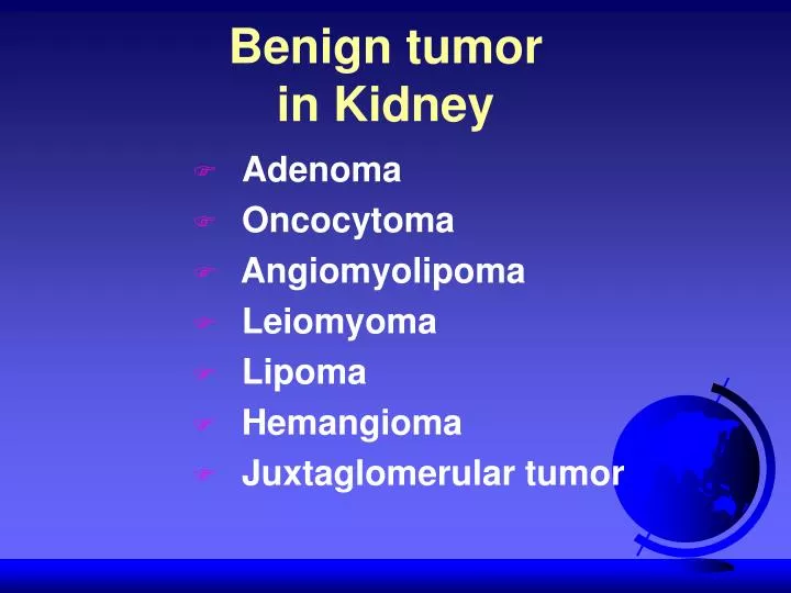 benign tumor in kidney