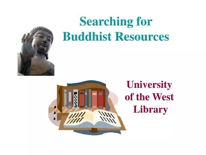 searching for buddhist resources
