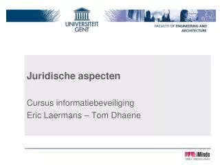 juridische aspecten