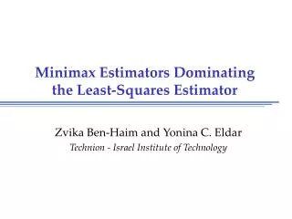 Minimax Estimators Dominating the Least-Squares Estimator