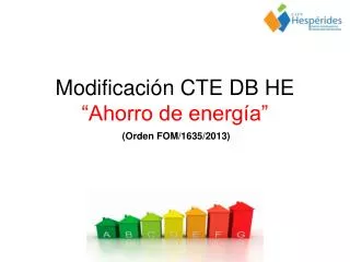 modificaci n cte db he ahorro de energ a