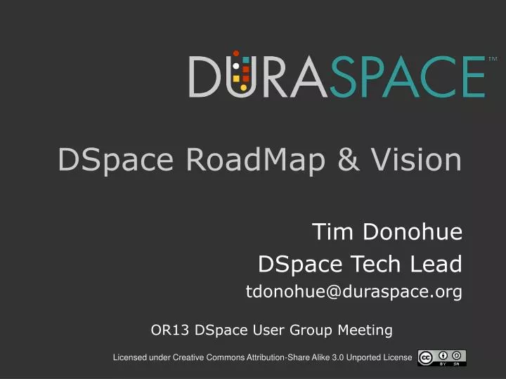 dspace roadmap vision
