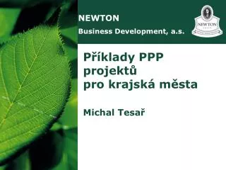 p klady ppp projekt pro krajsk m sta