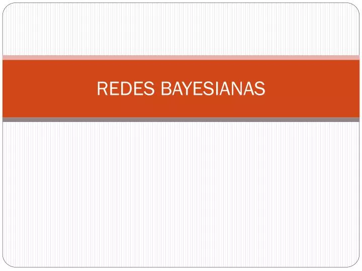 redes bayesianas