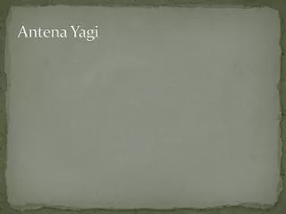 antena yagi
