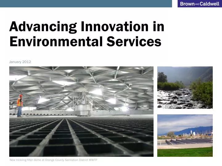 advancing innovation in environmental services