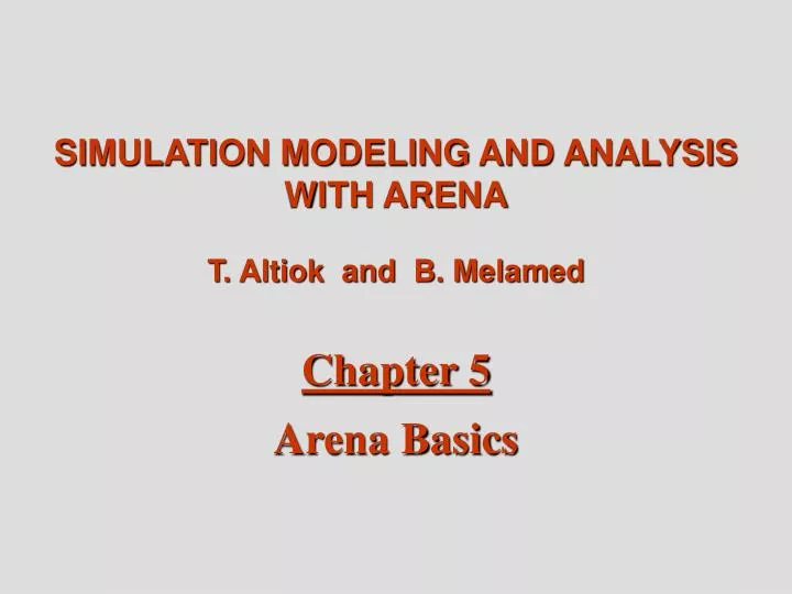 ARENA Simulation Software- Case study: Manufacturing Warehouse