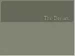 The Dream - slide 1