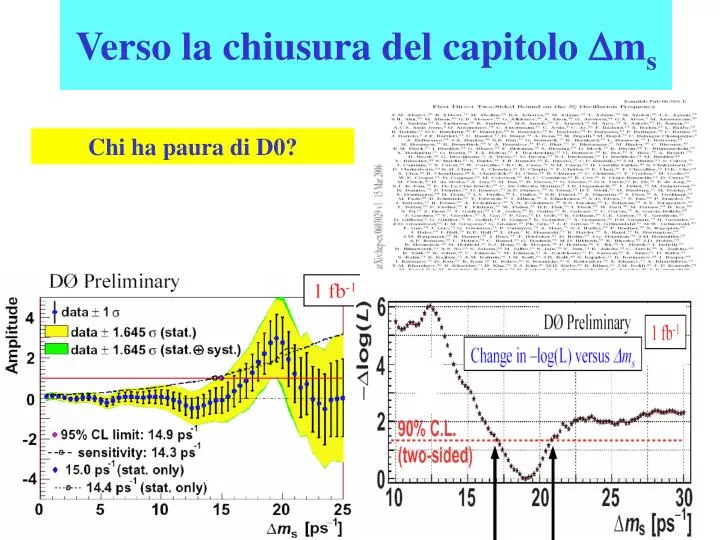 verso la chiusura del capitolo m s