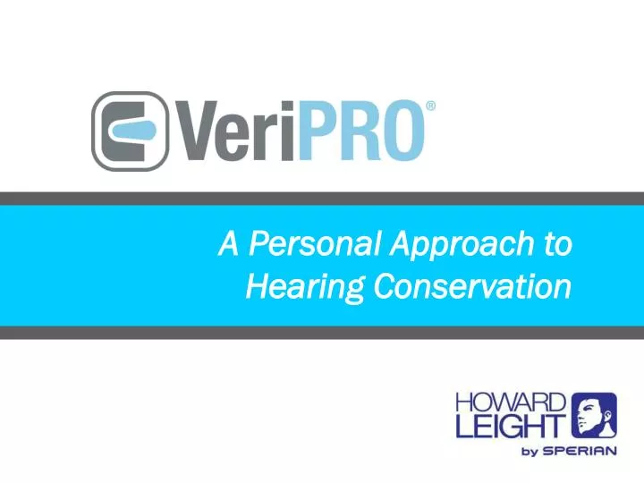a personal approach to hearing conservation