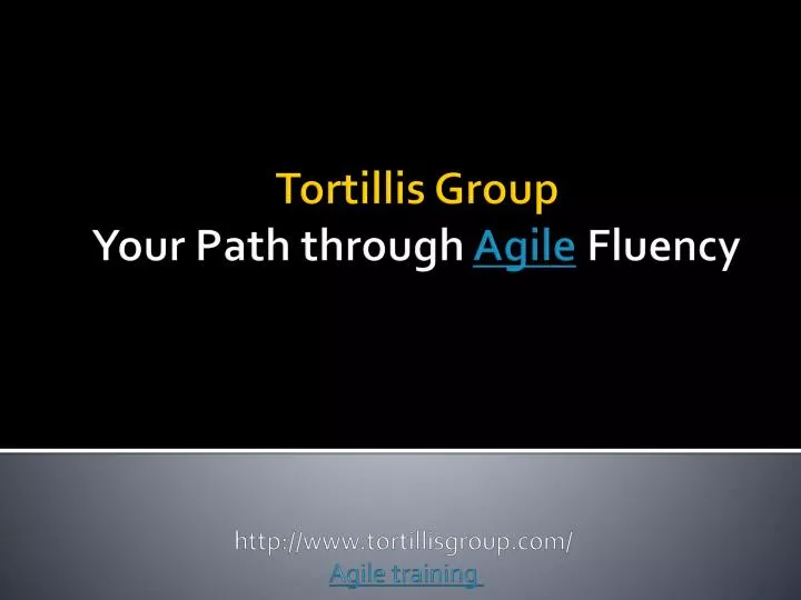 tortillis group your path through agile fluency