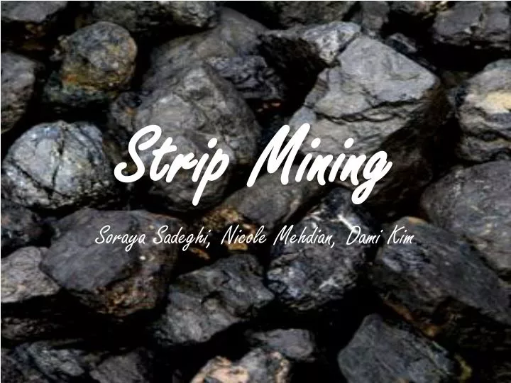 strip mining