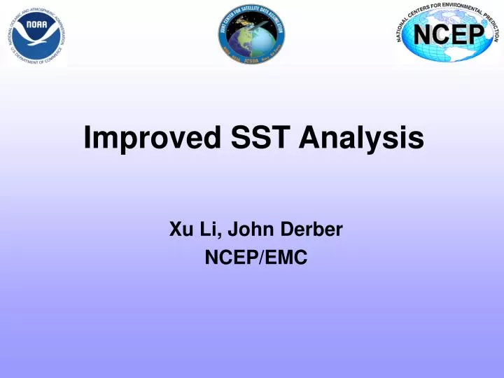 improved sst analysis