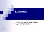 Kvalita dat - slide 1