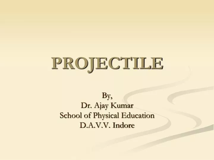 projectile