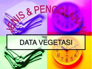 data vegetasi