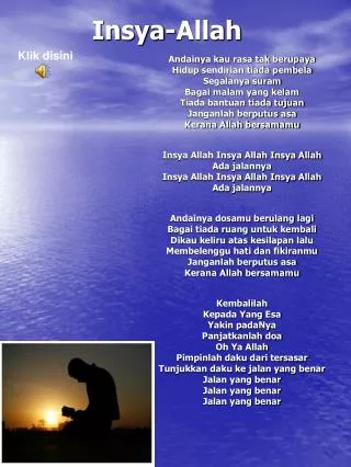 insya allah