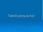 Teknik penyuluhan - slide 1