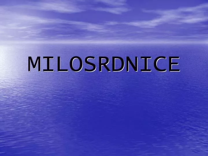 milosrdnice