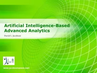 Artificial Intelligence-Based Advanced Analytics