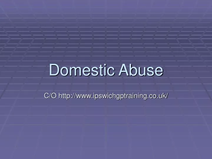 domestic abuse