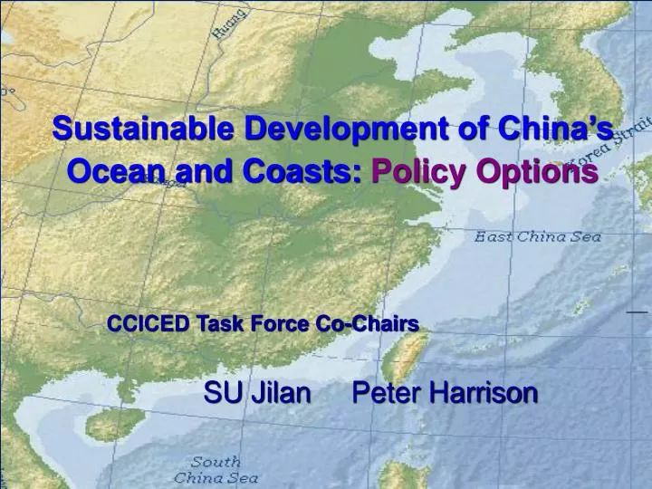 sustainable development of china s ocean and coasts policy options