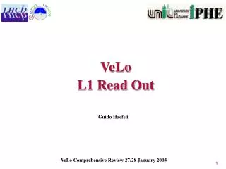 VeLo L1 Read Out