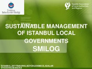 sustainable management of istanbul local governments smilog