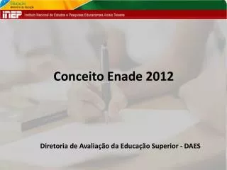 conceito enade 2012