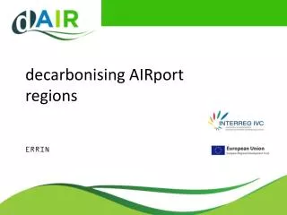 decarbonising AIRport regions ERRIN