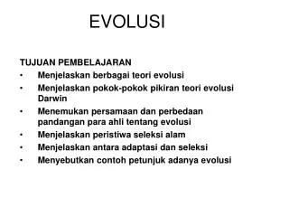 evolusi