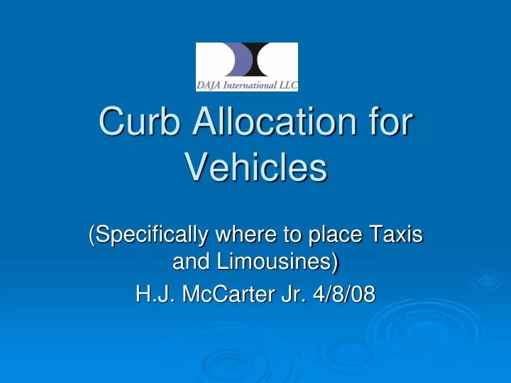 curb allocation for vehicles