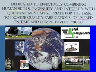 Who is Metal Components LLC.?