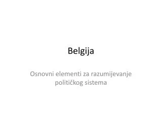 belgija