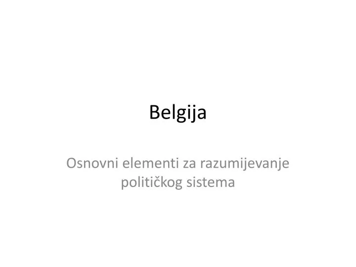 belgija