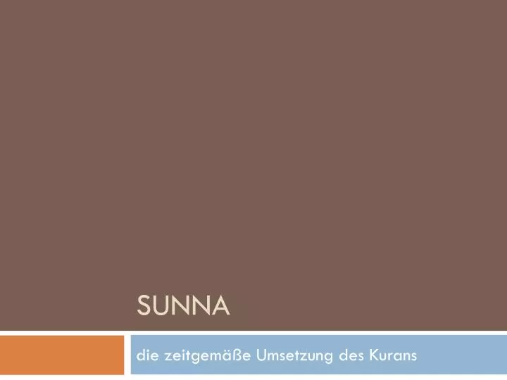 sunna