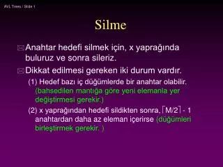 silme