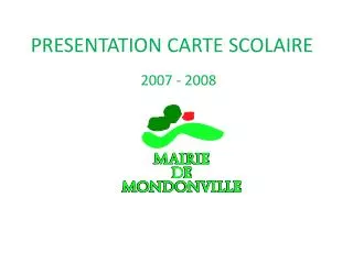 presentation carte scolaire