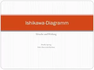 ishikawa diagramm