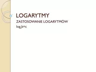 logarytmy