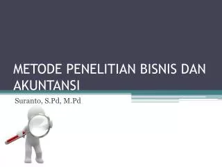 metode penelitian bisnis dan akuntansi